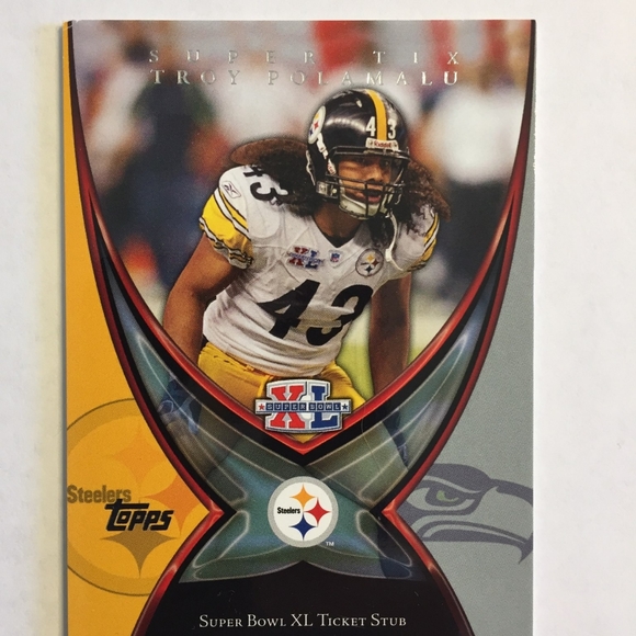 Troy Polamalu football card - Picture 2 of 4